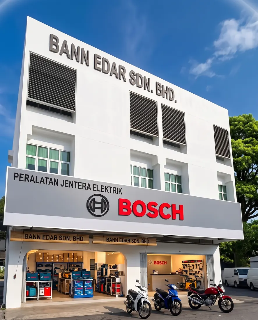 Bangunan kedai Bann Edar Sdn. Bhd. di Jalan Kangar–Alor Setar, Kangar, Perlis