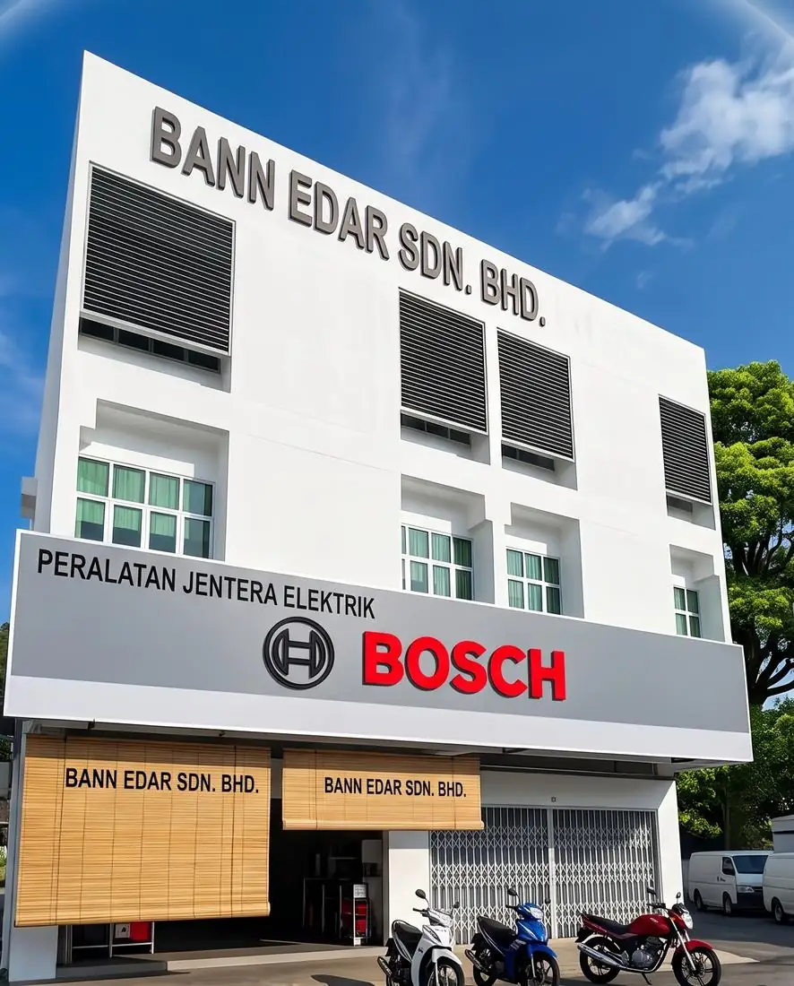 Kedai Bann Edar Sdn. Bhd. di Kangar, Perlis — pengedar sah Bosch peralatan jentera elektrik